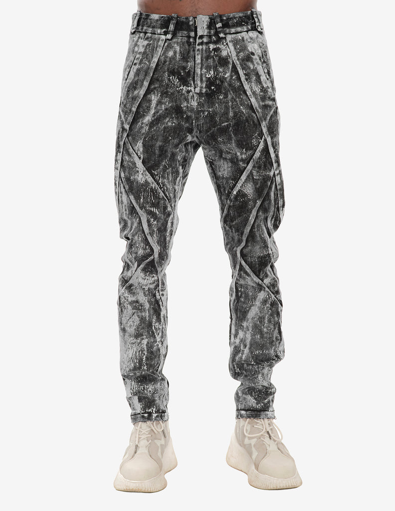 Hand-Dyed Textured Pants