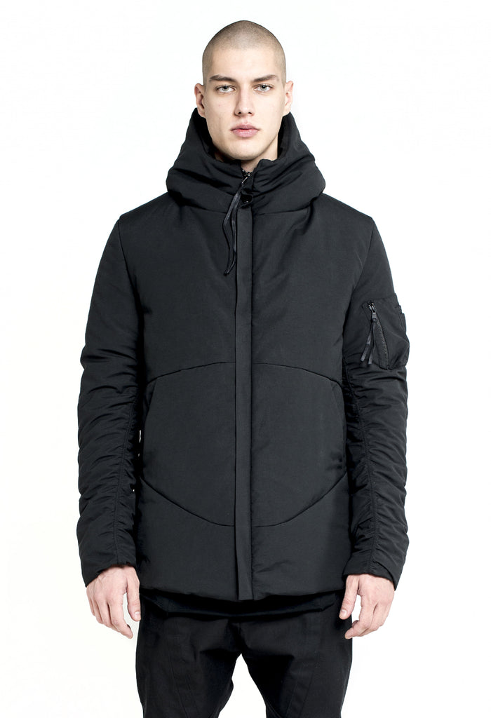Patch-Pocket Hooded Jacket